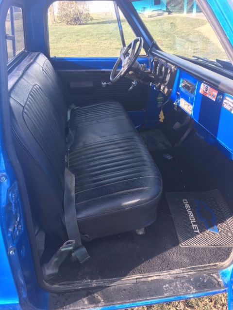 1969 Blue Chevrolet C-10 Crew Cab Pickup