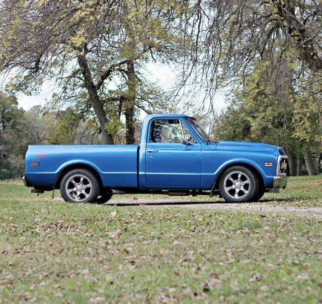 1969 Blue Chevrolet C-10 Crew Cab Pickup