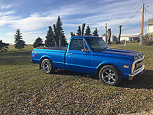1969 Blue Chevrolet C-10 Crew Cab Pickup