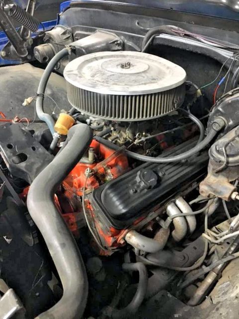 1969 Blue Chevrolet C-10 Crew Cab Pickup