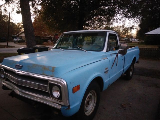 1969 Blue Chevrolet C-10 Standard Cab Pickup
