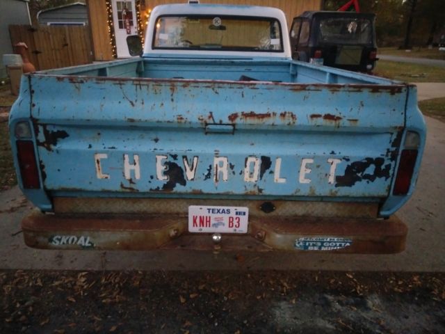 1969 Blue Chevrolet C-10 Standard Cab Pickup