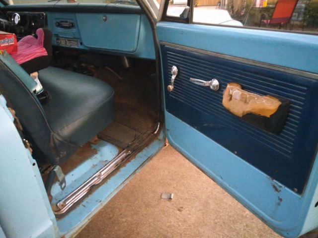 1969 Blue Chevrolet C-10 Standard Cab Pickup