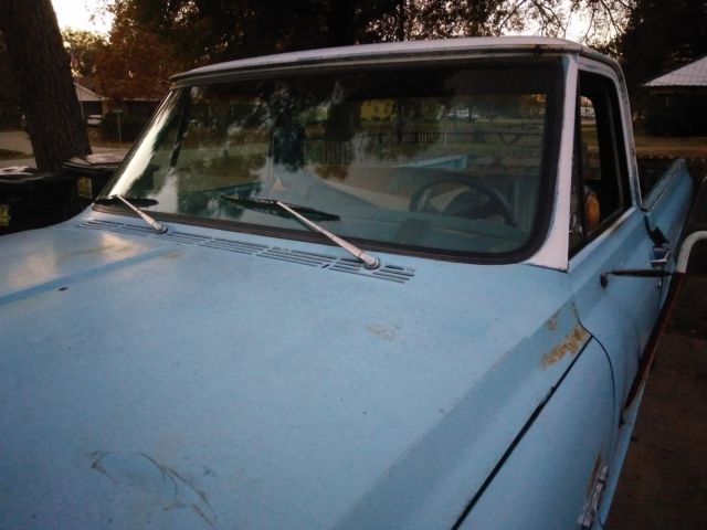 1969 Blue Chevrolet C-10 Standard Cab Pickup