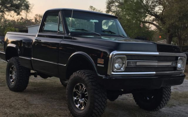 1969 Black Chevrolet C-10 Cab & Chassis