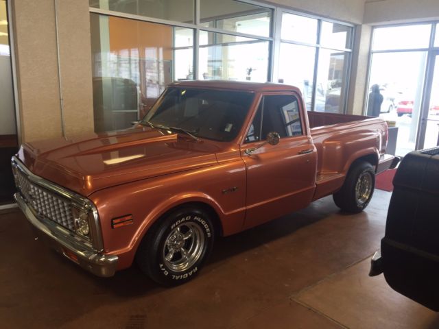 1969 Orange Chevrolet C-10