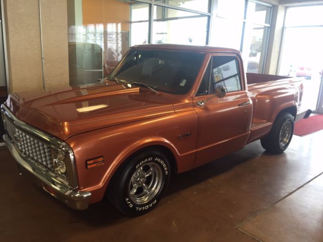1969 Orange Chevrolet C-10