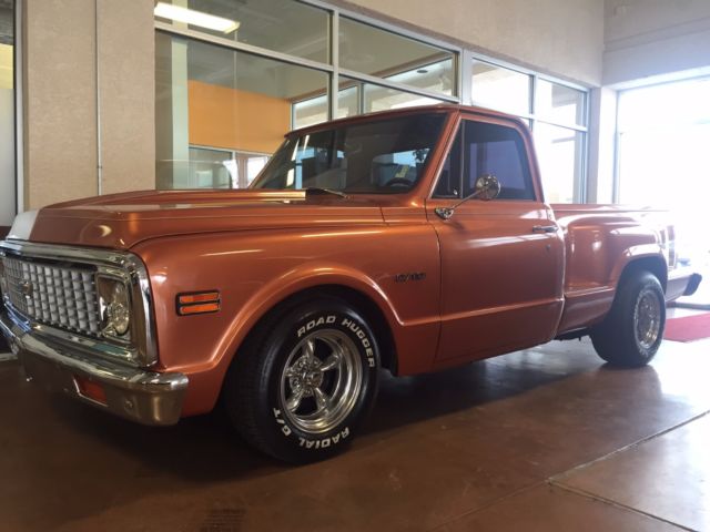 1969 Orange Chevrolet C-10