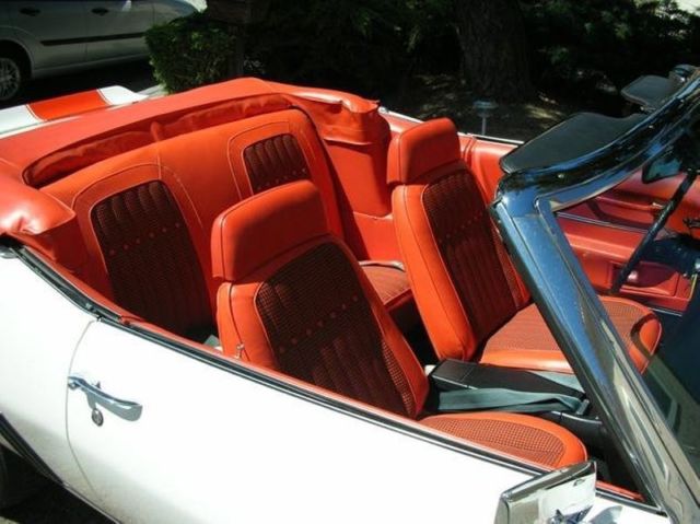 1969 Orange Chevrolet Camaro Convertible