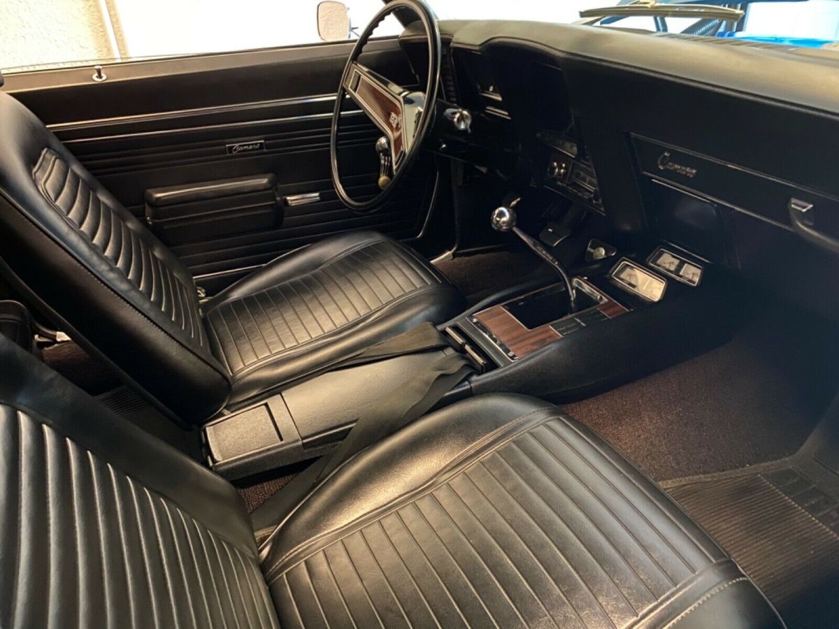 1969 Blue Chevrolet Camaro Coupe