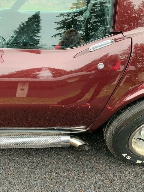 1969 Burgundy Chevrolet Corvette T Top