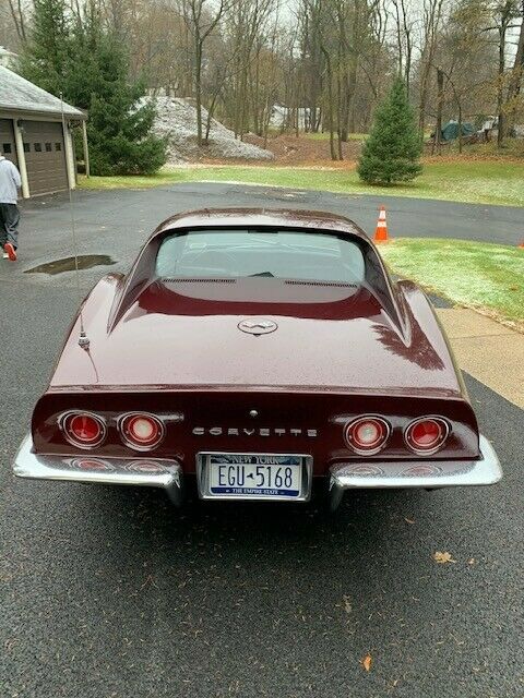 1969 Burgundy Chevrolet Corvette T Top