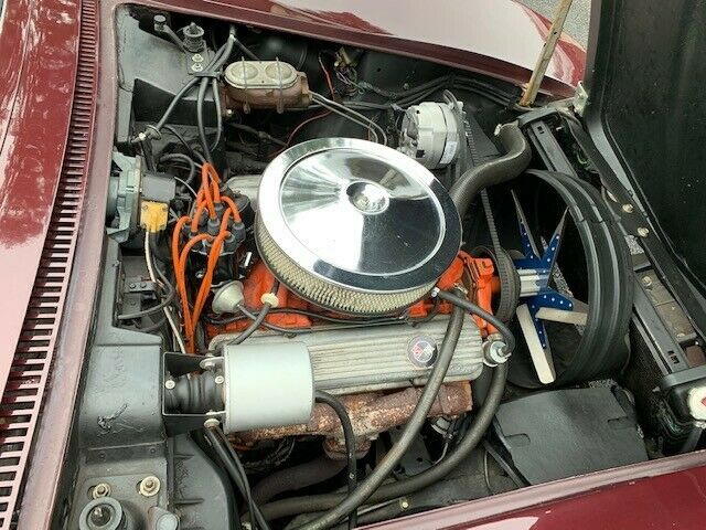 1969 Burgundy Chevrolet Corvette T Top