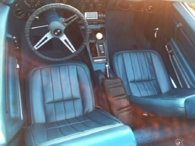 1969 Blue Chevrolet Corvette Convertible