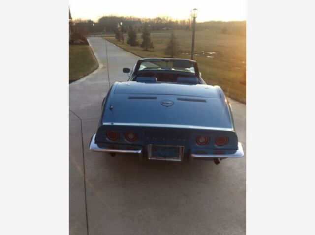 1969 Blue Chevrolet Corvette Convertible