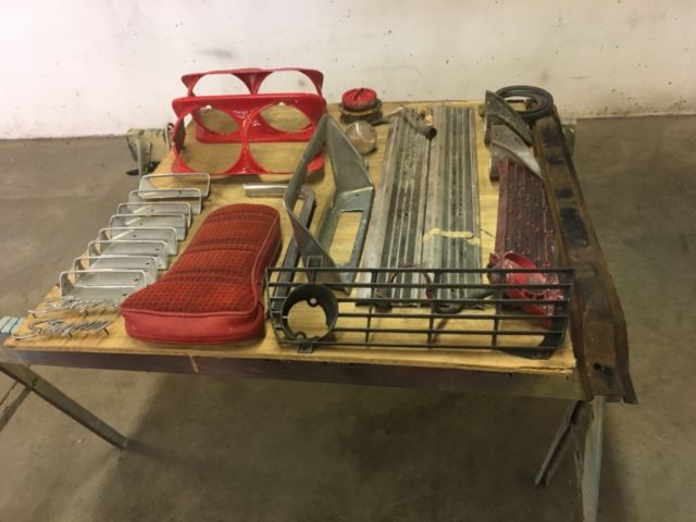 1969 Red Chevrolet Corvette 2dr coupe