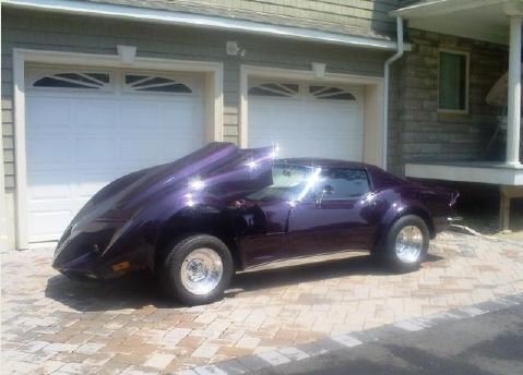 1969 black rose matalic Chevrolet Corvette Coupe