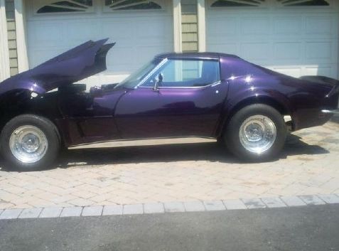 1969 black rose matalic Chevrolet Corvette Coupe