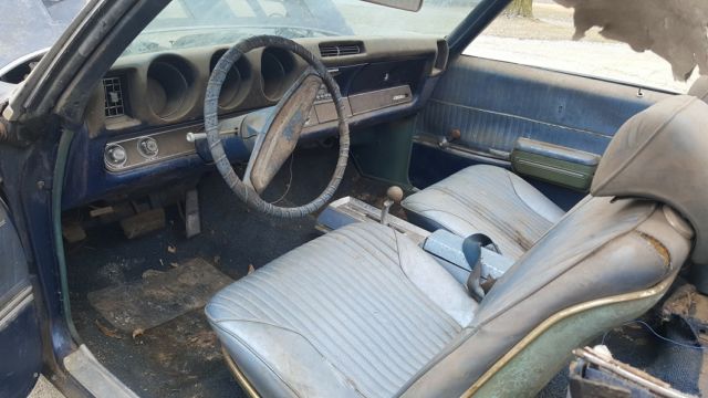 1969 Blue Oldsmobile Cutlass Convertible