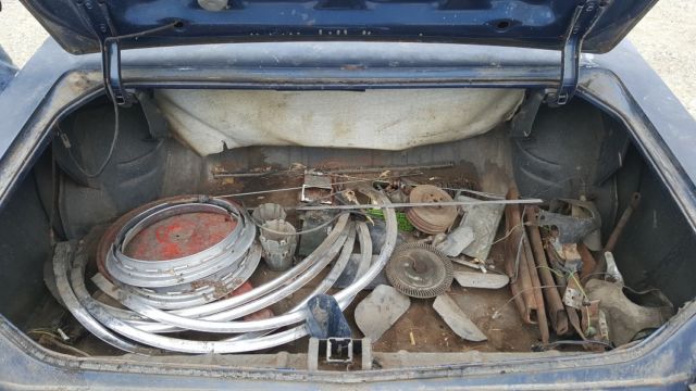 1969 Blue Oldsmobile Cutlass Convertible