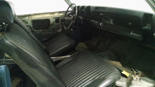 1969 Blue Oldsmobile Cutlass Convertible