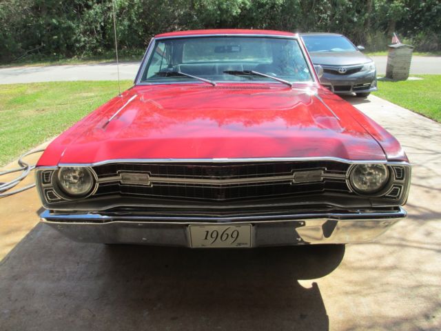 1969 Red Dodge Dart Sedan