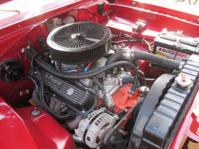 1969 Red Dodge Dart Sedan