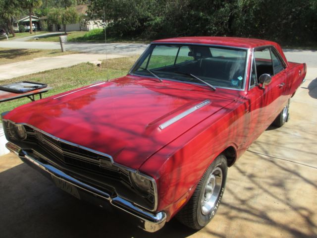 1969 Red Dodge Dart Sedan