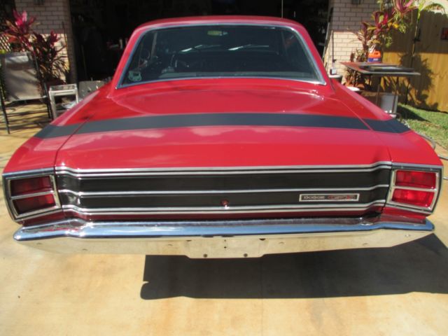 1969 Red Dodge Dart Sedan
