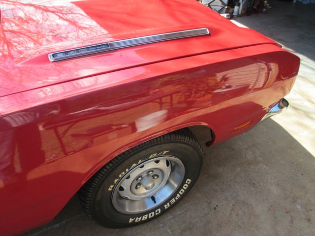 1969 Red Dodge Dart Sedan