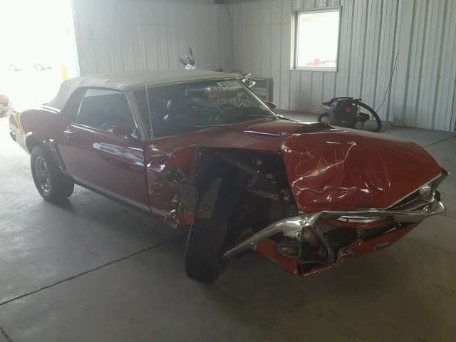 1969 Red Ford Mustang Convertible