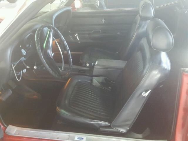 1969 Red Ford Mustang Convertible