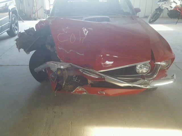 1969 Red Ford Mustang Convertible