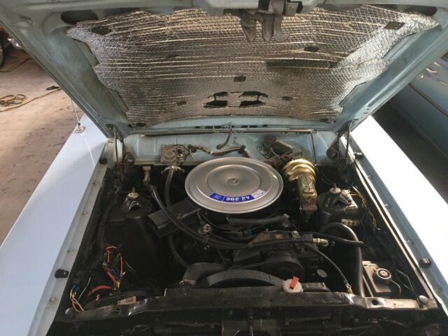 1969 Blue Ford Torino Convertible