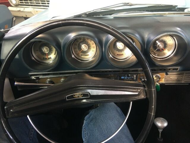 1969 Blue Ford Torino Convertible