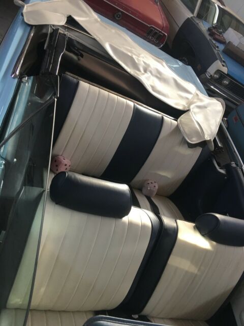 1969 Blue Ford Torino Convertible