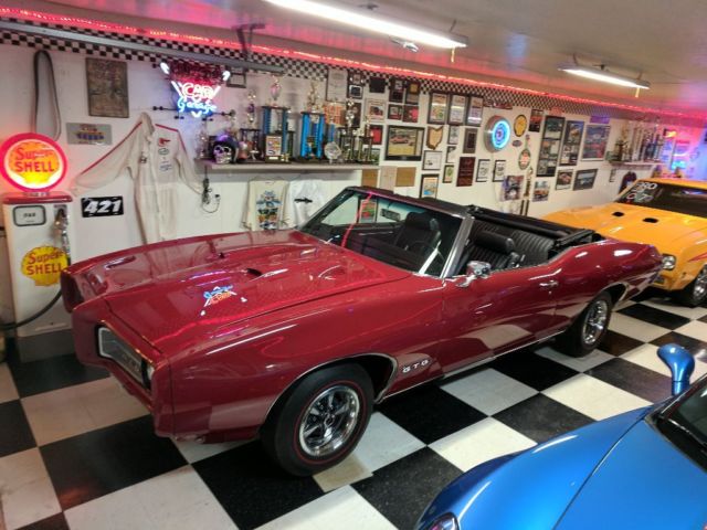 1969 Red Pontiac GTO Convertible