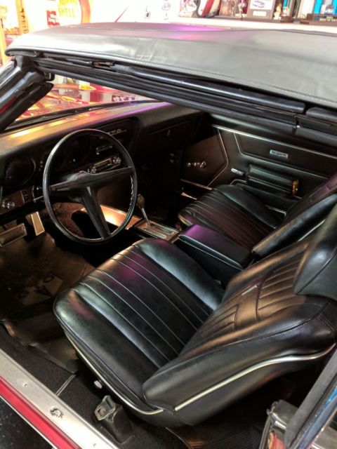 1969 Red Pontiac GTO Convertible