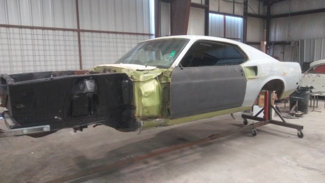 1969 Green Ford Mustang Fastback