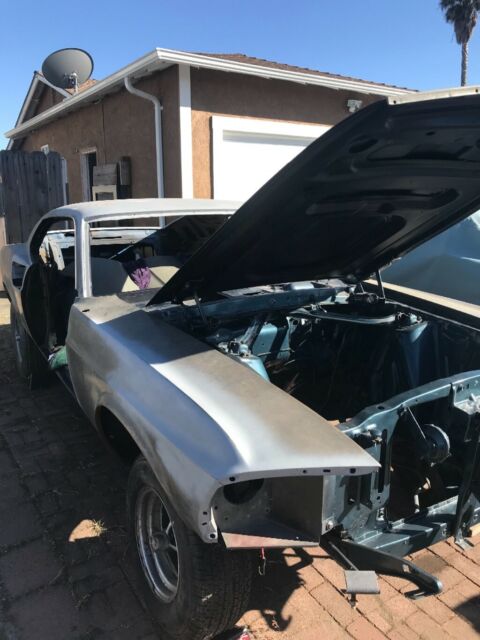 1969 Orange red Ford Mustang Fastback