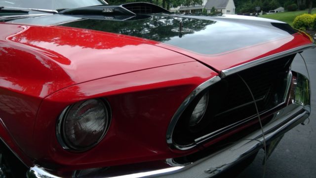 1969 Red Ford Mustang Fastback