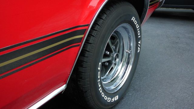 1969 Red Ford Mustang Fastback