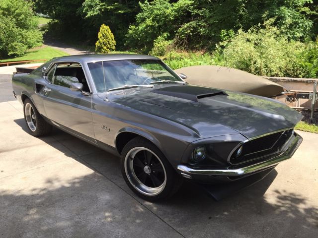 1969 Blue Ford Mustang Coupe