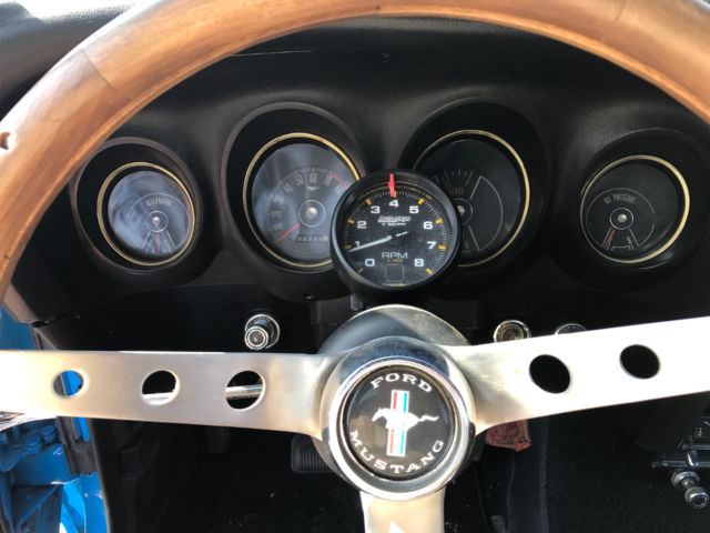 1969 Blue Ford Mustang Fastback