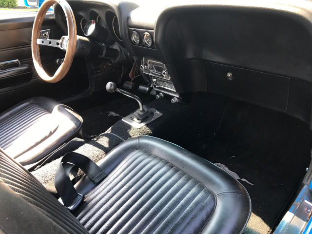 1969 Blue Ford Mustang Fastback