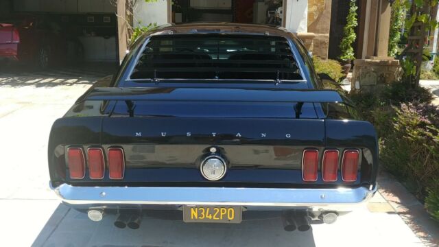 1969 Black Ford Mustang Fastback