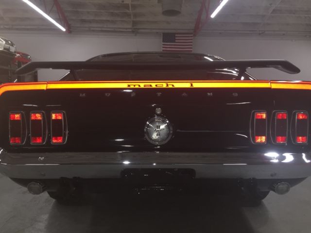 1969 Black Ford Mustang Fastback