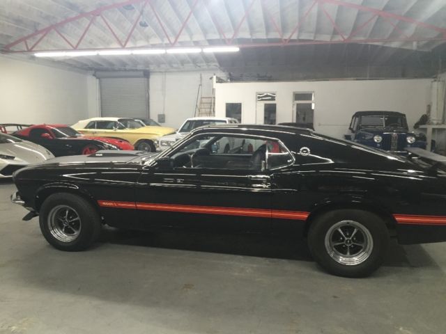 1969 Black Ford Mustang Fastback