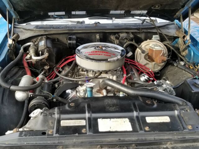 1969 Teal Oldsmobile 442 Convertible