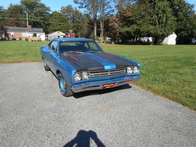 1969 B5 Blue Plymouth Road Runner Coupe
